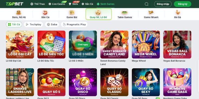 Khám phá thông tin về sảnh lô đề tại TOPBET